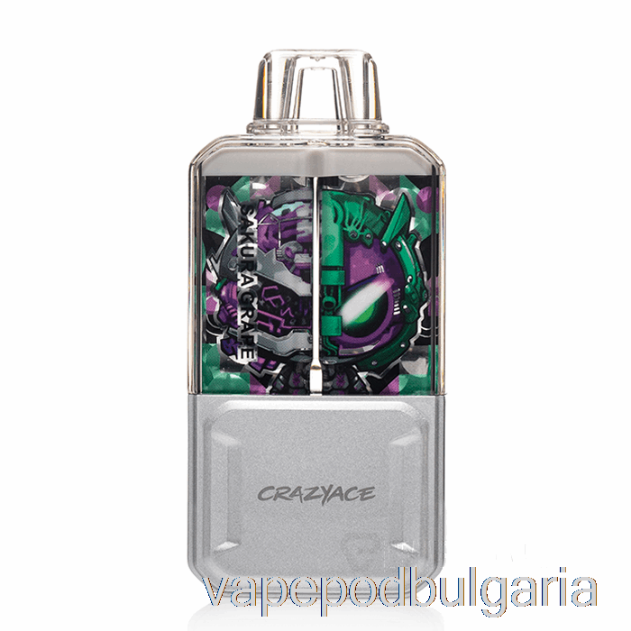 Vape 10000 Дръпки Crazyace B15000 Disposable Sakura Grape